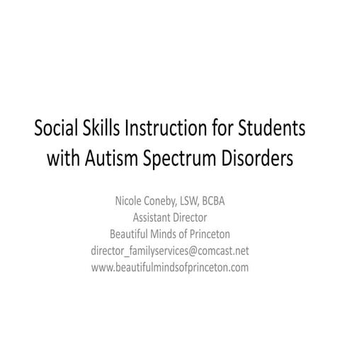 Njea 2013 social skills slideshare