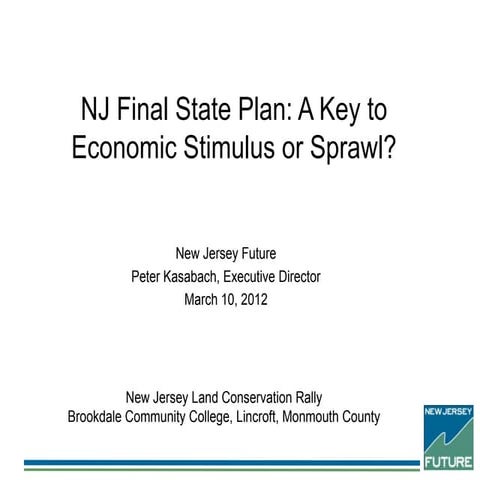 NJ Future Conservation Rally 3 10-12 State Planning Kasabach