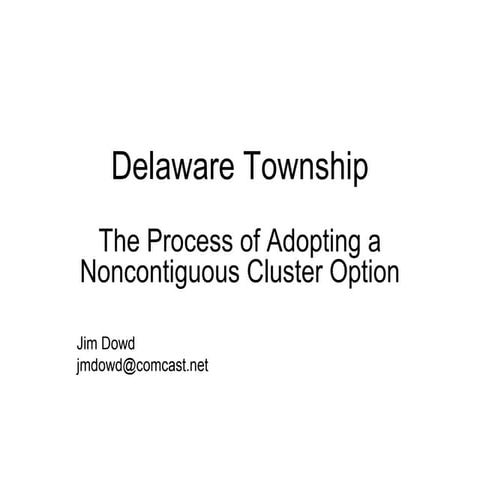 Nj future non contiguous clustering 11-7-12 dowd | PPT
