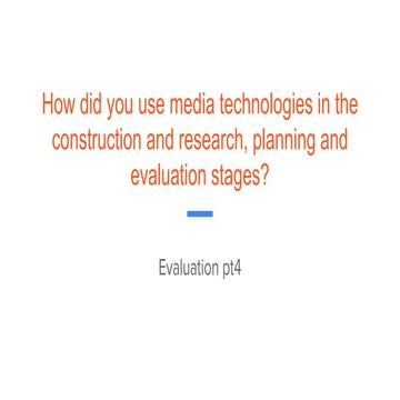 Evaluation Pt4 Ppt