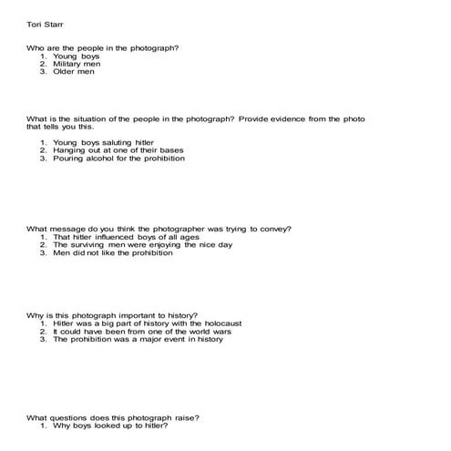 Pic analysis individual