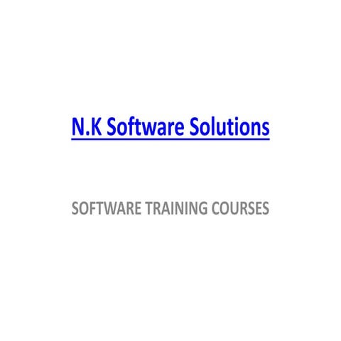 N.k software solutions