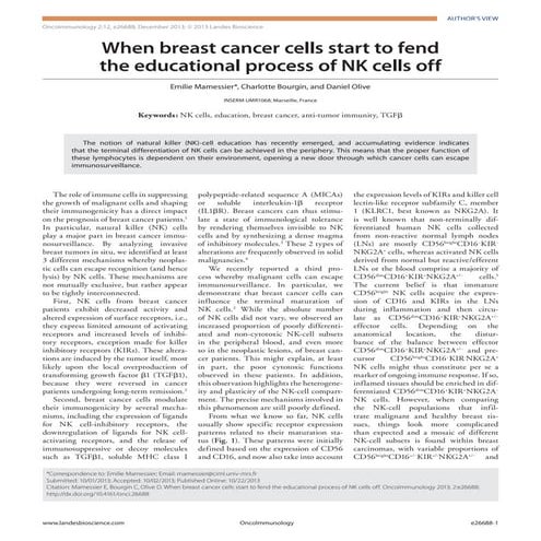  Nk e cancêr de mama