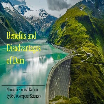 Benifits & Disadvantages of Dam