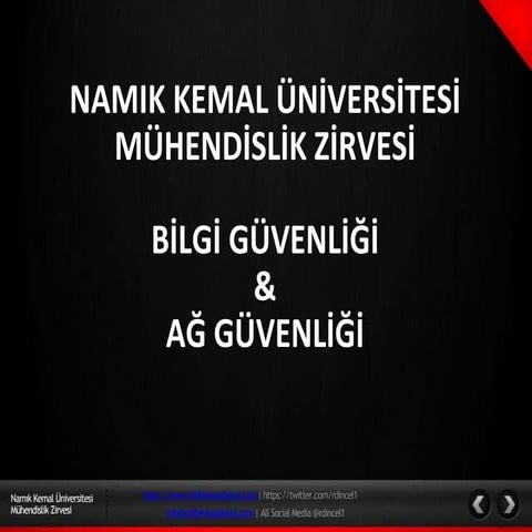 Namık Kemal Universitesi - Muhendislik Zirvesi