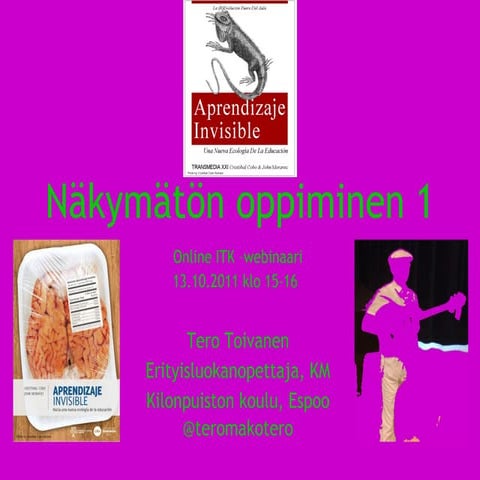 Näkymätön oppiminen 1 webinaari