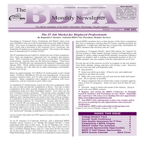 Newsletter: National BDPA (Jun 2002)