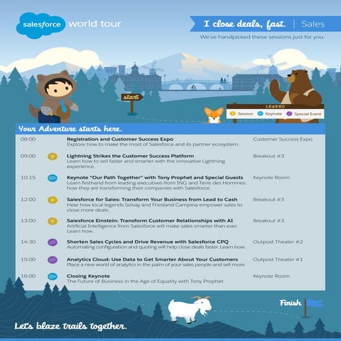 Salesforce World Tour Amsterdam - Sales Trailmap