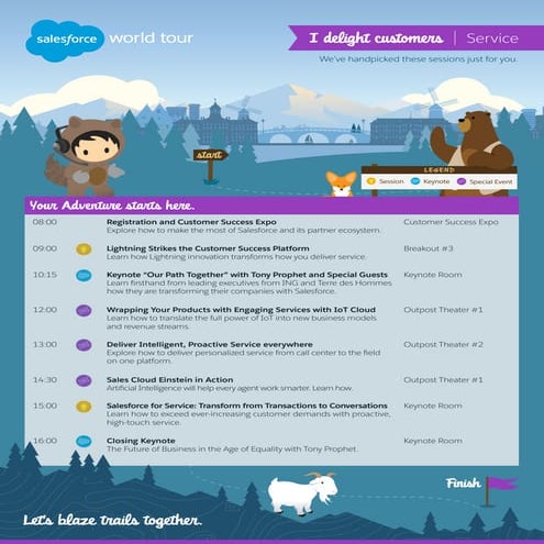 Salesforce World Tour Amsterdam - Service Trailmap