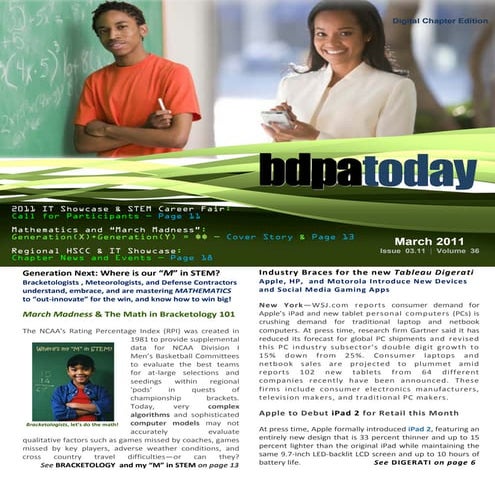 Newsletter: BDPA Washington DC (Mar 2011)