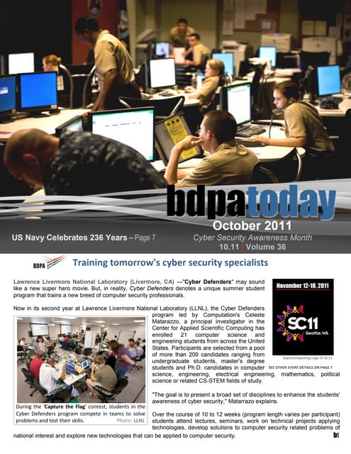 Newsletter: BDPA Washington DC (Oct 2011)