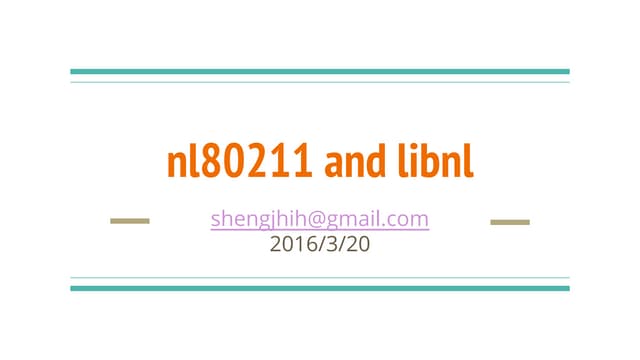 nl80211 and libnl