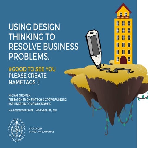 Design Thinking Workshop NLA November 2017