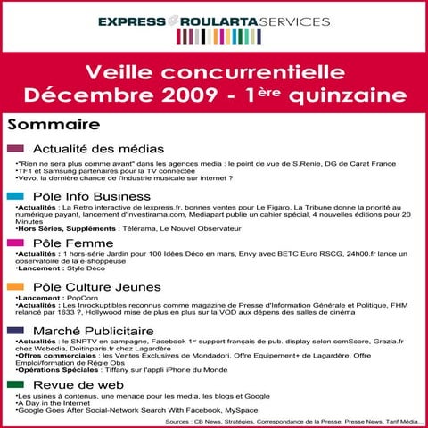 Veille medias et tendances 09121
