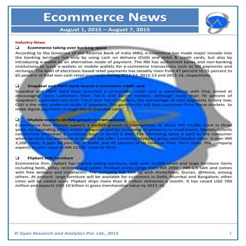 Nl ecommerce august 1-august 7 2015