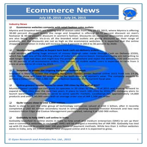 Nl ecommerce july 18 - july 24, 2015