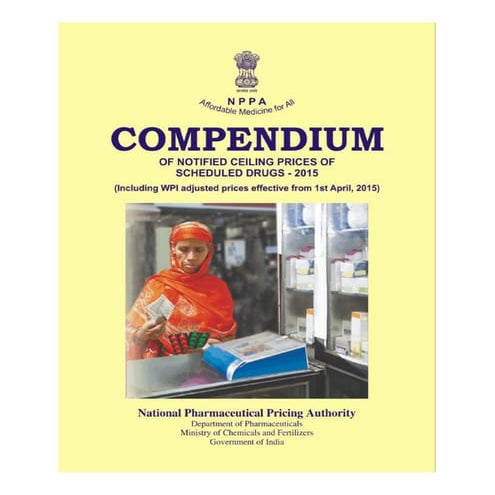 Compendium of Notified Ceiling Prices of Scheduled Drugs - 2015 | PDF