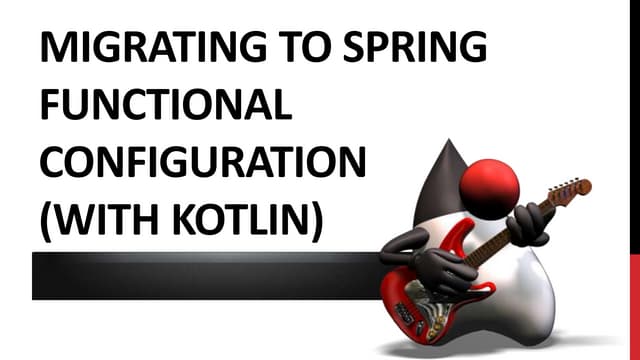 Rockstar Night - Spring, migrating to functional configuration