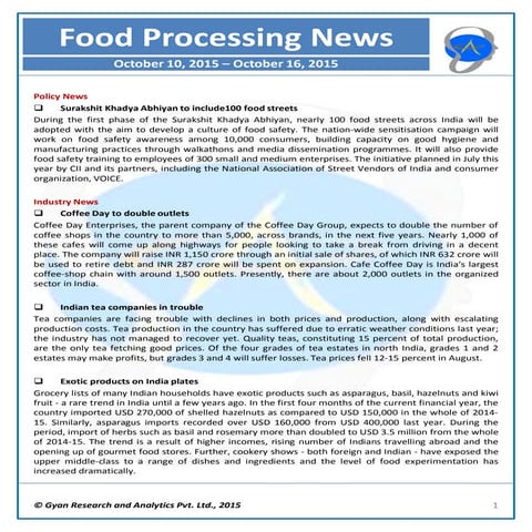 Nl food processing oct 10 - 16, 2015