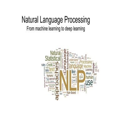 Natural language processing techniques transition from machine learning to de...
