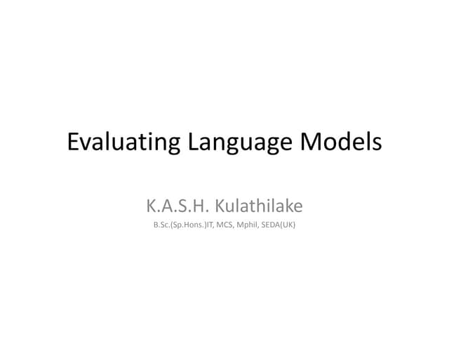 NLP_KASHK:Evaluating Language Model