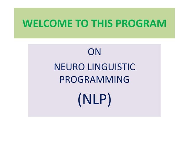 Nlp  lotus