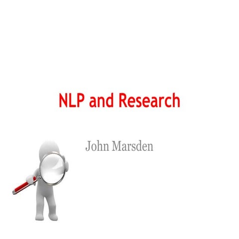 NLP and Research