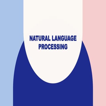 NATURAL LANGUAGE PROCESSING USING WITH DL | PPT