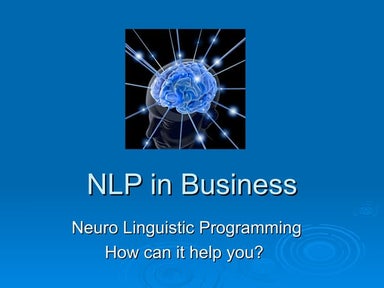 NLP communication model | PPT