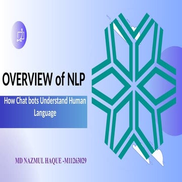 how chatbot understand human language with NLP