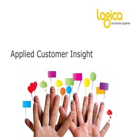 Applied Customer Insight | Logica Nederland