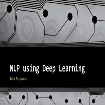 NLP using Deep learning