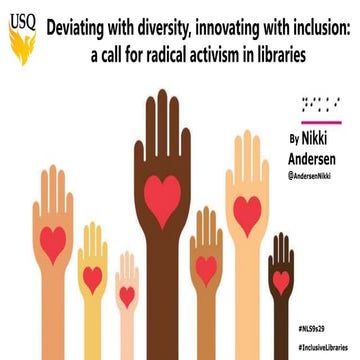 Deviating with diversity, innovating with inclusion: a call for radical activ...