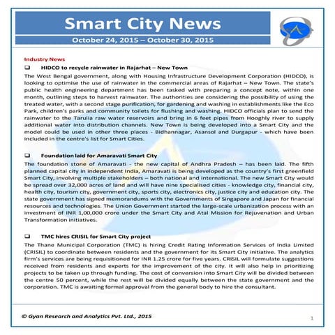 Nl smart city oct 24 - oct 30, 2015