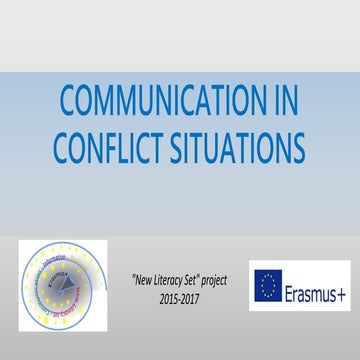 Types of communication in conflicts