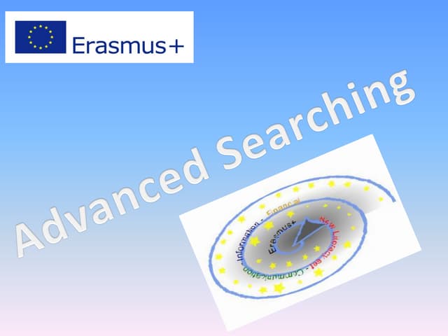 Advanced searching