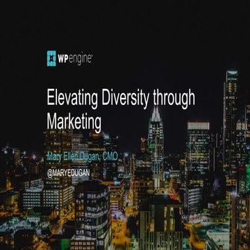 Mary Ellen Dugan, WP Engine: Elevating Diversity Through Marketing