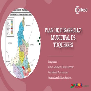 Plan de Desarrollo del Municipio de Túquerres | PPTX