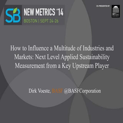 How to Influence a Multitude of Industries and Markets: Next-level Applied Su...