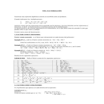 Factor Comun | PPT