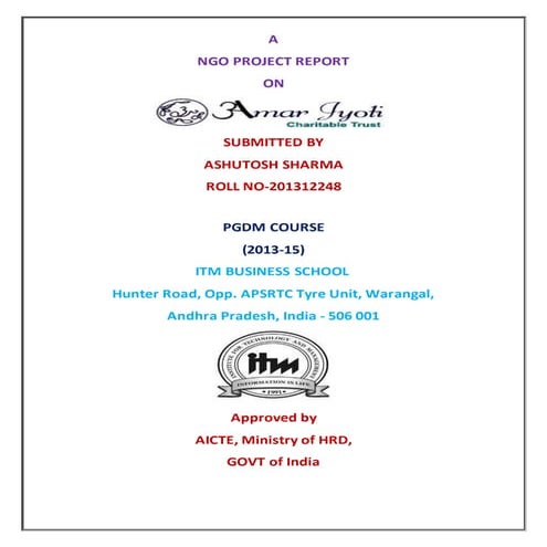 Amar jyoti school & rehabilitation center 1