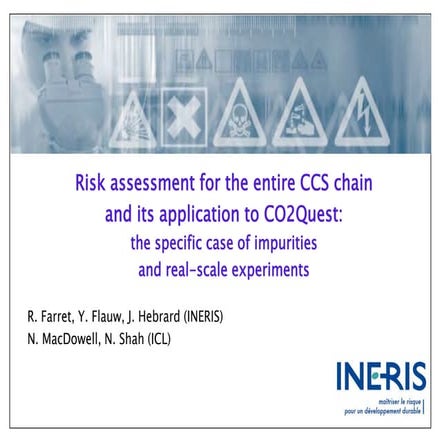 Injection: Risks and challenges - Injection of CO2 into geological rock ...