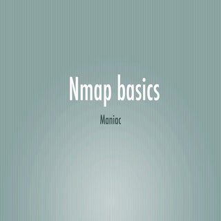 Nmap basics