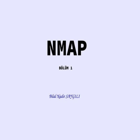 Nmap bölüm1
