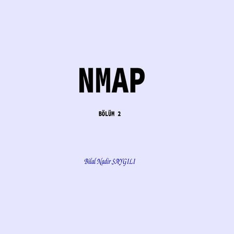 Nmap bölüm2