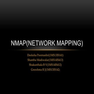 Nmap(network mapping)