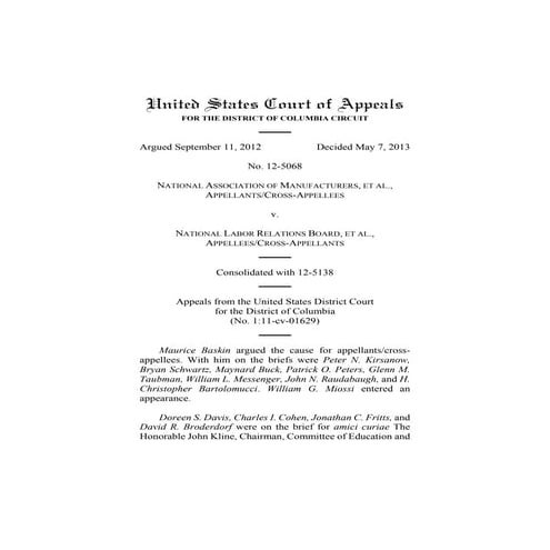 Decision overturning union poster rule