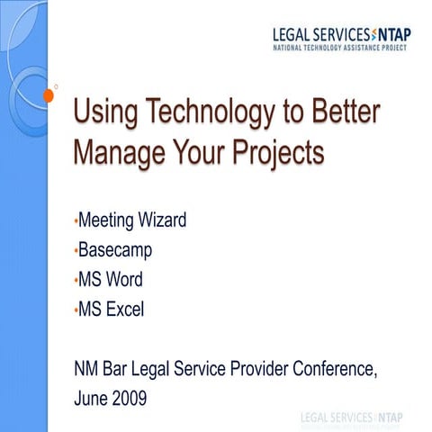 Using Technology to Better Manage Your Projects