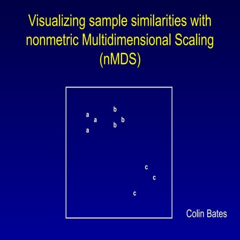 Multidimensional Scaling --nMDS talk.ppt
