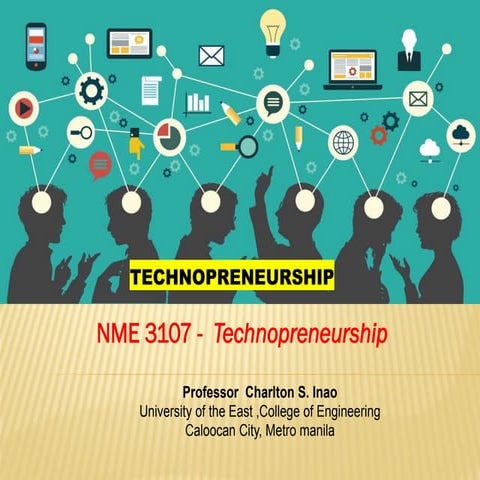 Nme 3107 technopreneurship for canvas june 17